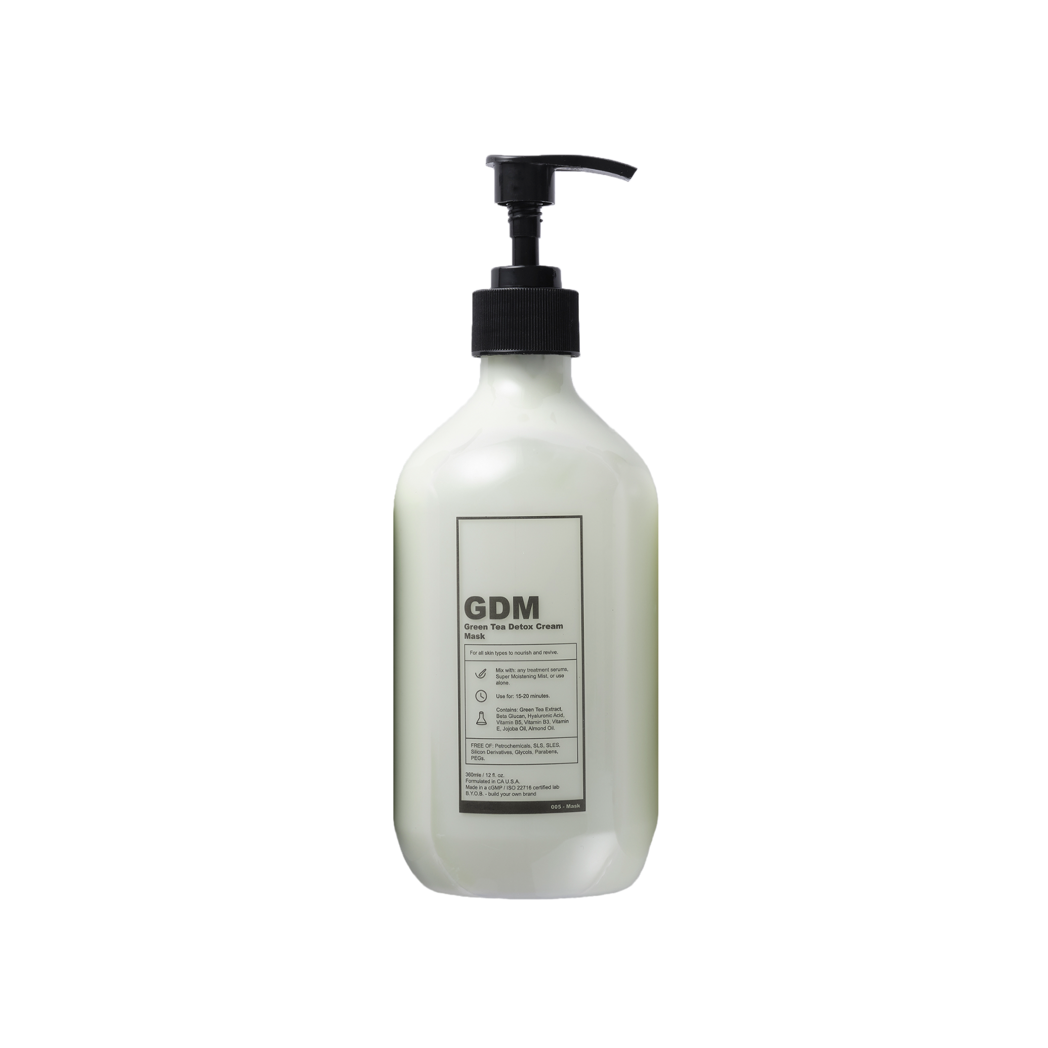 GREEN TEA DETOX MASK 綠茶抗氧滋潤排毒面膜 500mle (9/26)