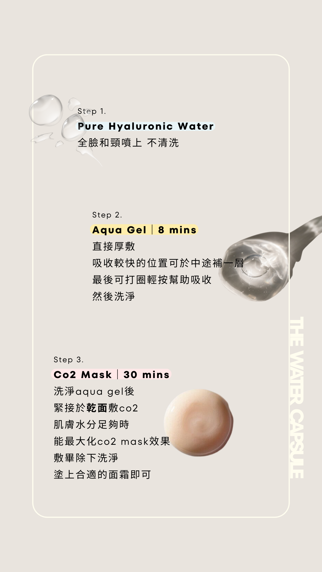 THE WATER CAPSULE 醫學千倍補水修復三重奏