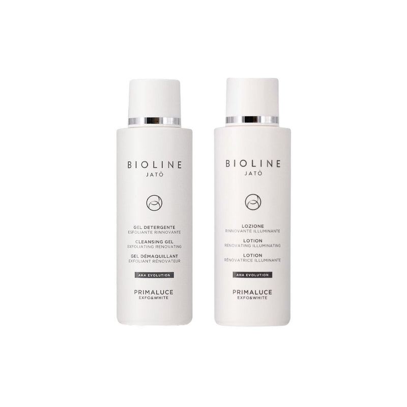 Primaluce Exfo&White | Cleansing Gel x Lotion 潔面去角質淨白組合