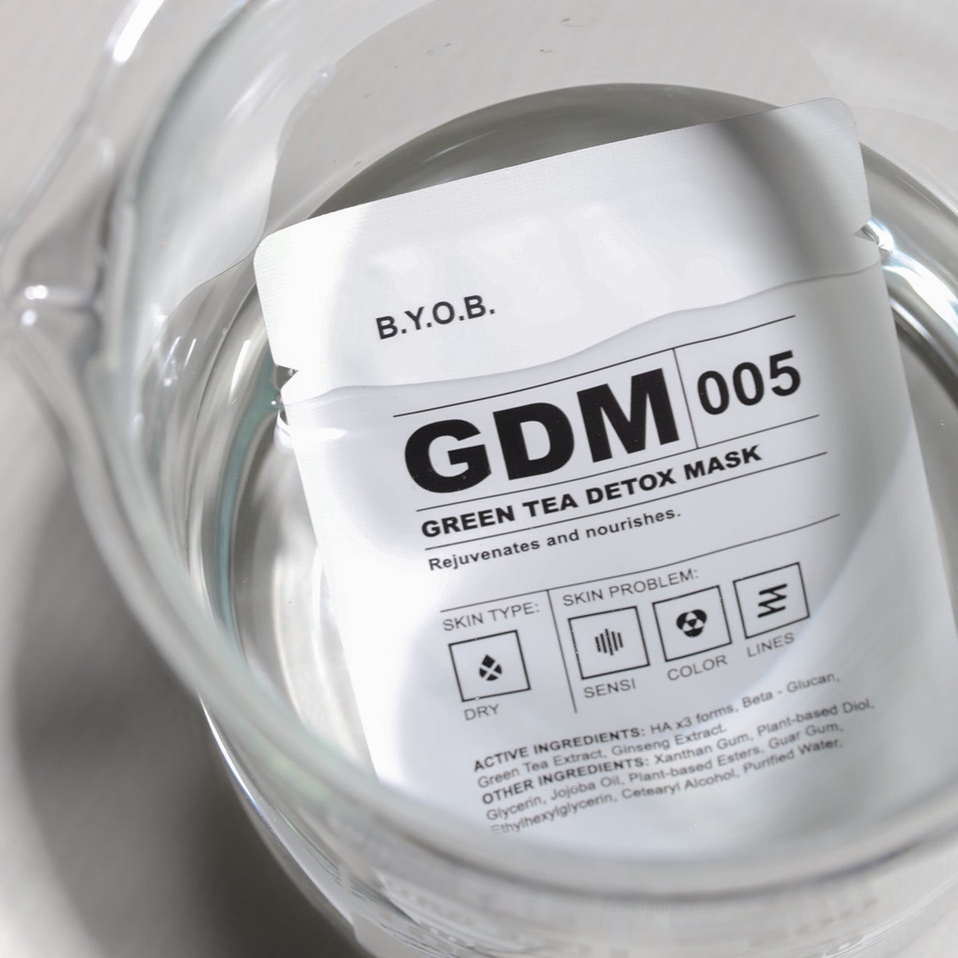 GREEN TEA DETOX MASK 綠茶抗氧滋潤排毒面膜 500mle (9/26)